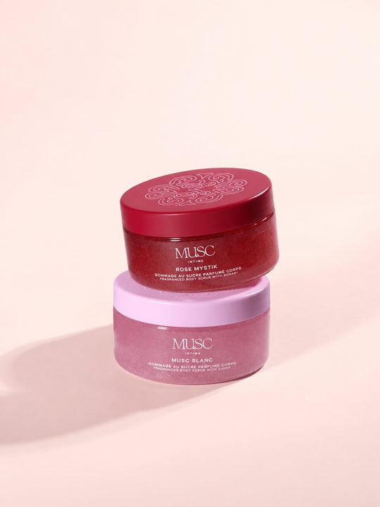 MIX GOMMAGE CORPS AU SUCRE PARFUMÉ - 2 AU CHOIX