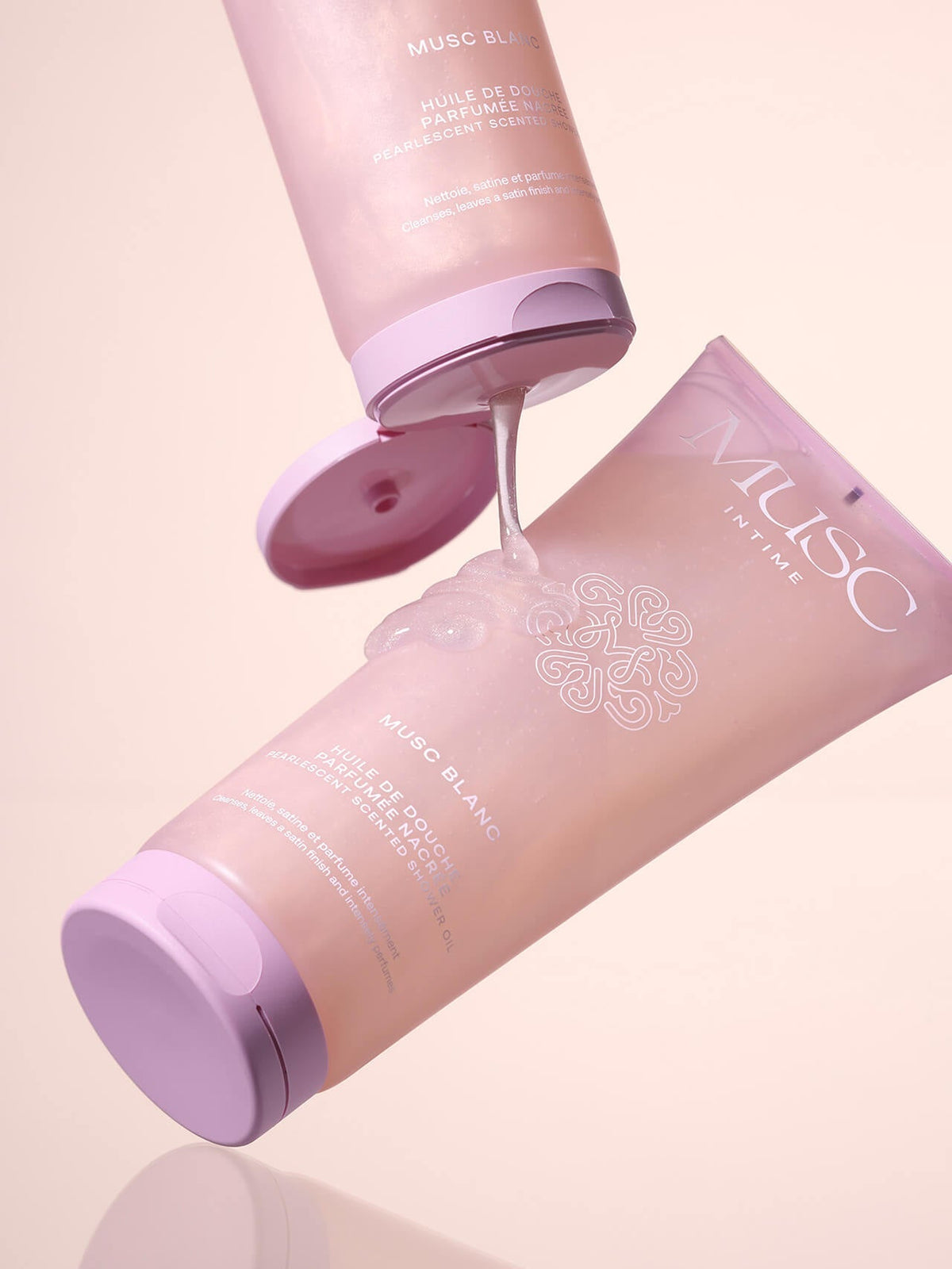 Musc Blanc - Huile de Douche Parfumée Nacrée