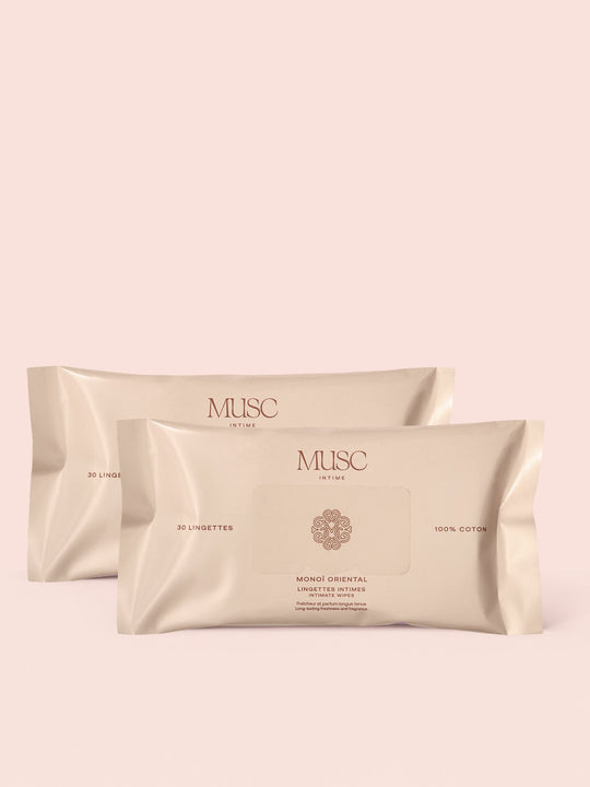 Le Duo de Lingettes Intimes - Monoï Oriental